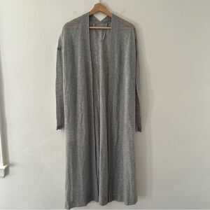 Allsaints Fleur Cardigan Mid Length Lightweight Semi Sheer Size Small Minimalist